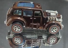 Hot Wheels RESTORED Redline Cockney Cab BROWN 1970  1/64 HONG KONG