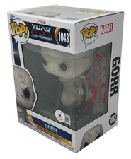 Christian Bale Signed Gorr Funko Pop Marvel Thor Love & Thunder 1043 Beckett COA
