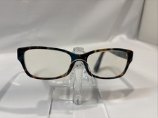 Coach Eyeglasses HC 6078 5337 Teal Confetti Rectangule Frames Only 52-16-135