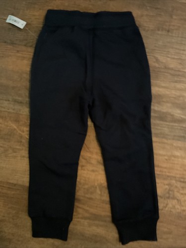 Amazon Essentials Boys Black Pull On Drawstring Joggers W/ Pockets Size 4/5 - Picture 2 of 2
