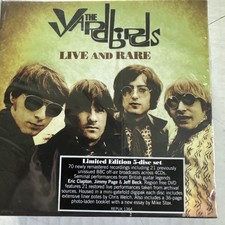 The Yardbirds Live And Rare  CD Album Box Set 4 CD 1 DVD UK REPUK1364  SEALED!