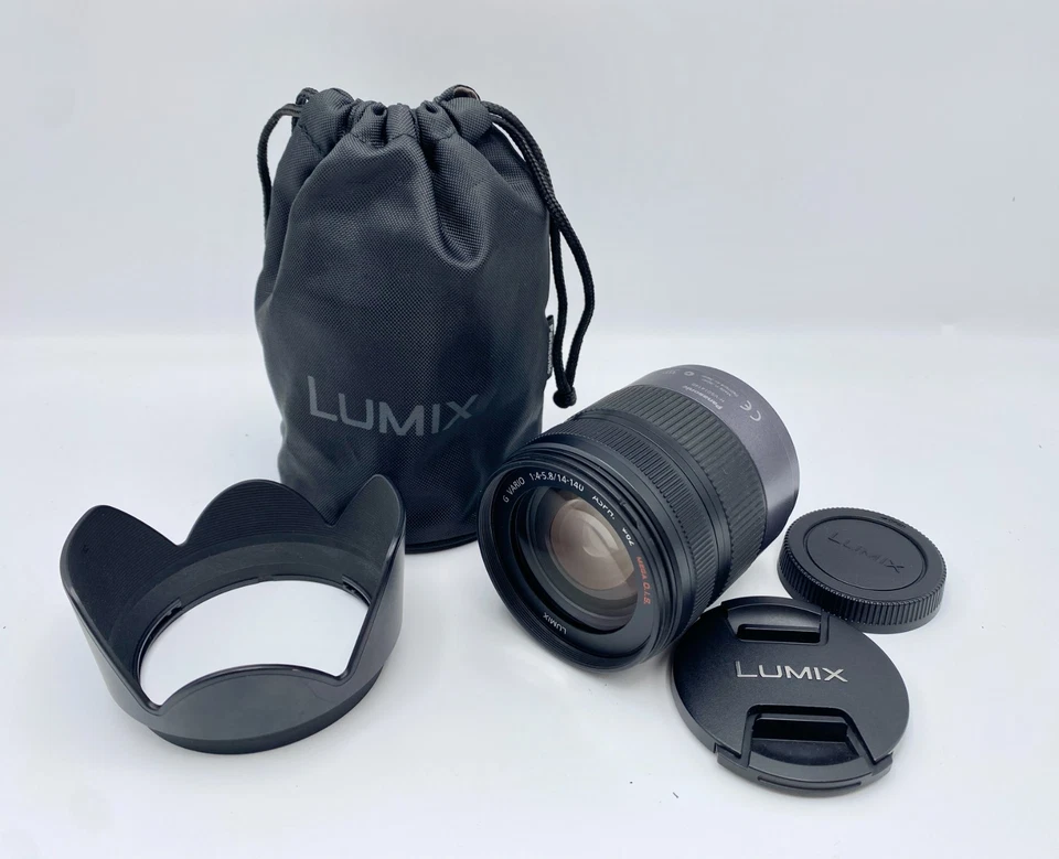 [N.MINT] w/Case Panasonic LUMIX G VARIO HD 14-140mm/F4.0-5.8 ASPH. MEGA O.I.S - Image 2 of 4
