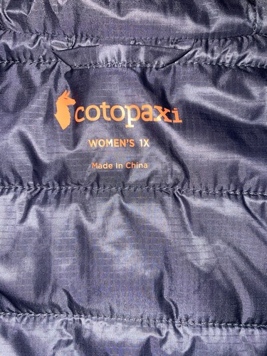 New Cotopaxi Women’s Capa Hooded Insulated Jacket 1X Graphite/Tempest $250 - Picture 8 of 8
