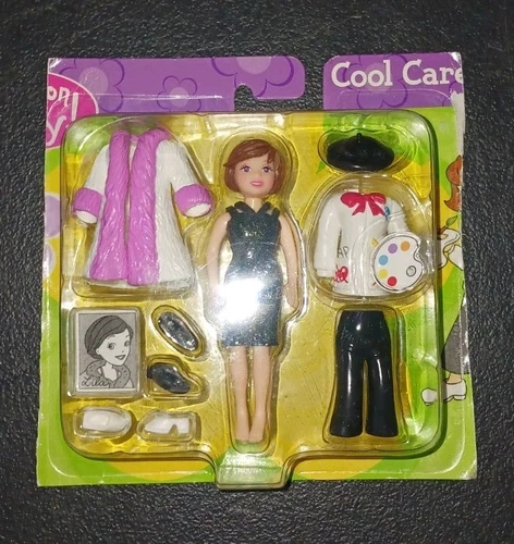Polly Pocket Lila Artist & Movie Star  2001 Mattel Cool Careers Factory Sealed