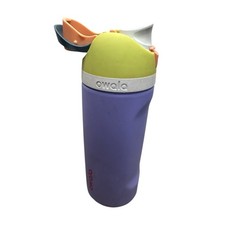 Owala 16oz Kids' FreeSip Stainless Steel Water Bottle With Straw Purple