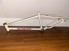 “$460 USD FRAME ONLY” SUPER RARE HOLY GRAIL WHITE MONGOOSE CALIFORNIAN BMX! WOW!