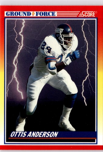 Ottis Anderson #562 1990 Panini Score card