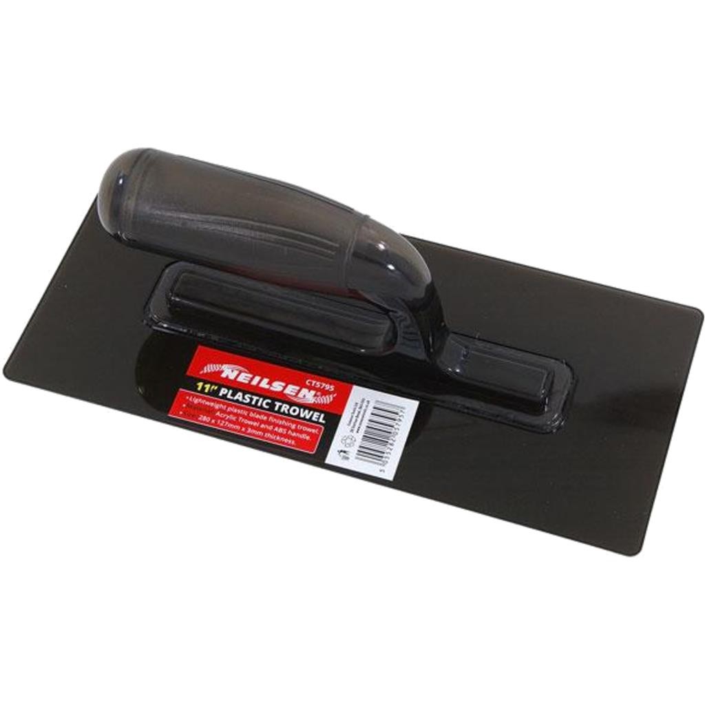 Neilsen 11"" Abs Plastic Trowel Float 3mm Thick Rendering Texture Plastering Tool