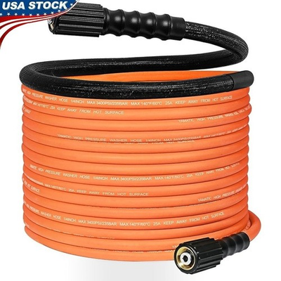 #ad Flexible Pressure Washer Hose 50FT 3400PSI Kink Resistant Durable Replacement US $58.15