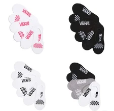 Vans Women 3 pack  Candoodle no show Ankle Cotton Blend Mashine Washable socks