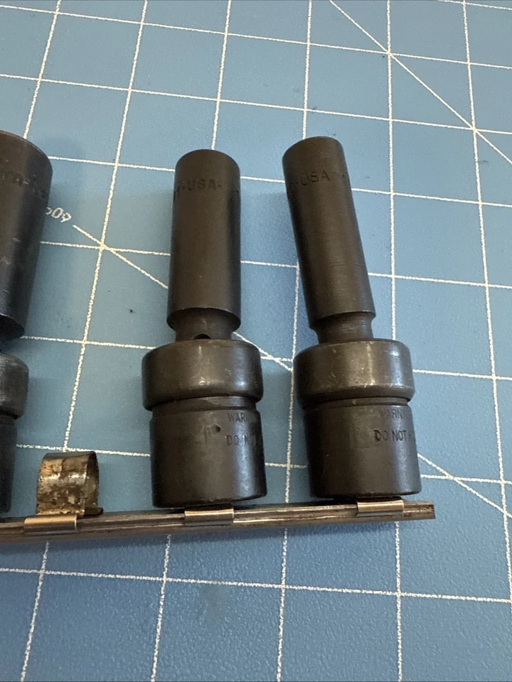 SK TOOLS 3/8" DRIVE 8 Piece  6PT DEEP SWIVEL IMPACT SOCKETS - Image 2 of 4