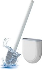 Silicone Toilet Brush,Toilet Bowl Brush,Toilet Brush and Holder Set,Rv Toilet Cl