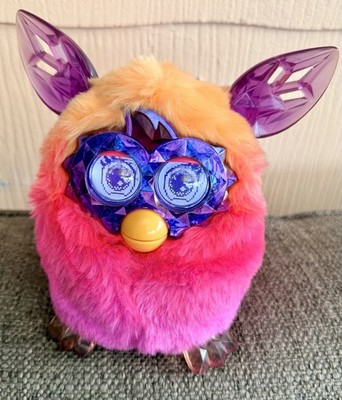 Furby Boom Crystal Series Pink Purple Orange Hasbro 2014 Tested Works Rare