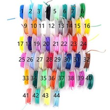 44 Color Dental Orthodontic Elastic Power Chain Rubber Braces Bands Continuous