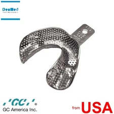 GC Coe-Tray #A22 Small Lower Full-Arch Nickel Plated Depressed Anterior P 421422