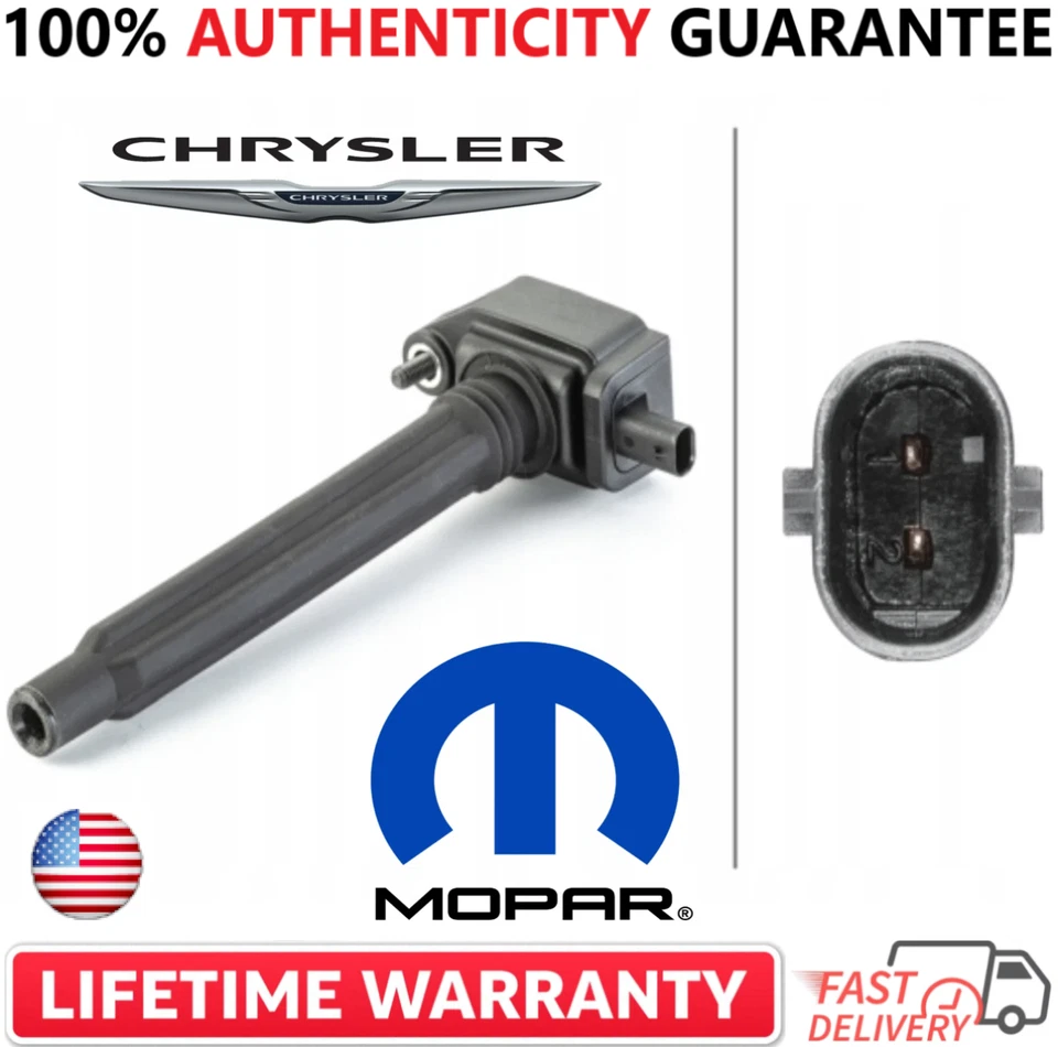 Bobinas de ignição x4 OEM MOPAR para 2014-2018 Chrysler Dodge Fiat Jeep RAM 2.4L I4 - Imagem 2 de 4