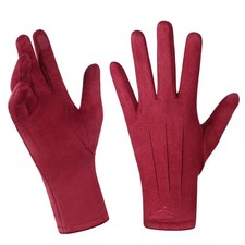 Women Winter Touchscreen Gloves Soft Comfortable Thermal Elastic Stretch Text...