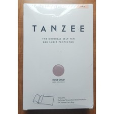 TANZEE Self Tan Bed Sheet Protector   Rose Gold   Large   NEW