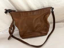 Borsa a tracolla Frye Melissa marrone pelle invecchiata borsetta donna boho