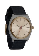 NIXON Time Teller Nylon A1396-100m Water Resistant Unisex Analog Fashion Watc...