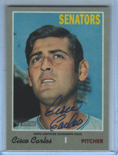 2019 Topps Heritage Real One Autographs #ROACC Cisco Carlos Auto - NM-MT