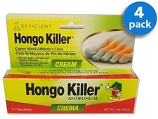 HONGO KILLER ANTIFUNGAL Nail Cream Ointment Fungus Cure Foot Tolnaftate 4 Pack