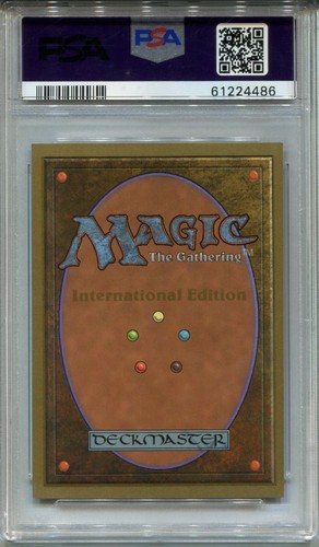 MTG Magic The Gathering International Edition Card Demonic Tutor PSA 8 - 第 2/2 張圖片