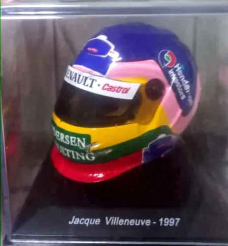 HELMETS FORMULA 1 - THE BEST F1 PILOTS - CASCOS - JACQUE  VILLENEUVE 1997 - # 46
