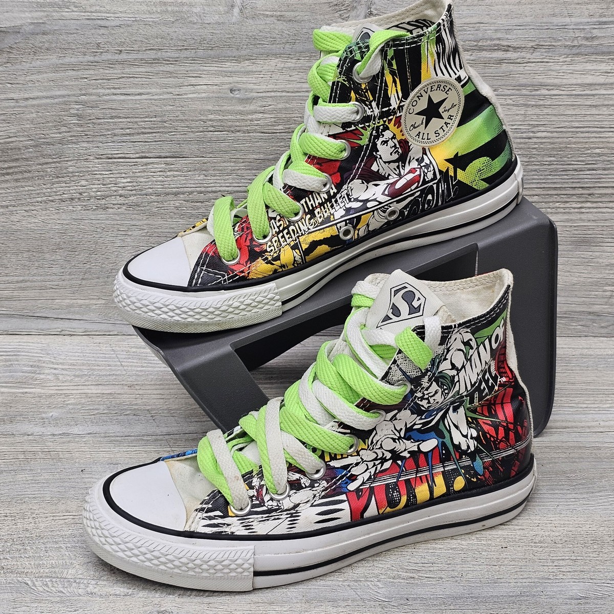 Converse DC75 Sneakers DC Comics Superman Man Of Steel Shoes Mens