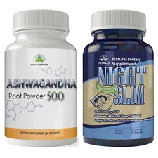 Ashwagandha Root Immune Health Supplements Night Slim Weight Loss Sleep Aid Pill