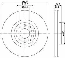 2x Disques de freins Pagid 52423 pour Opel Omega A B Senator 8DD 355 127-091 - Photo 1/4