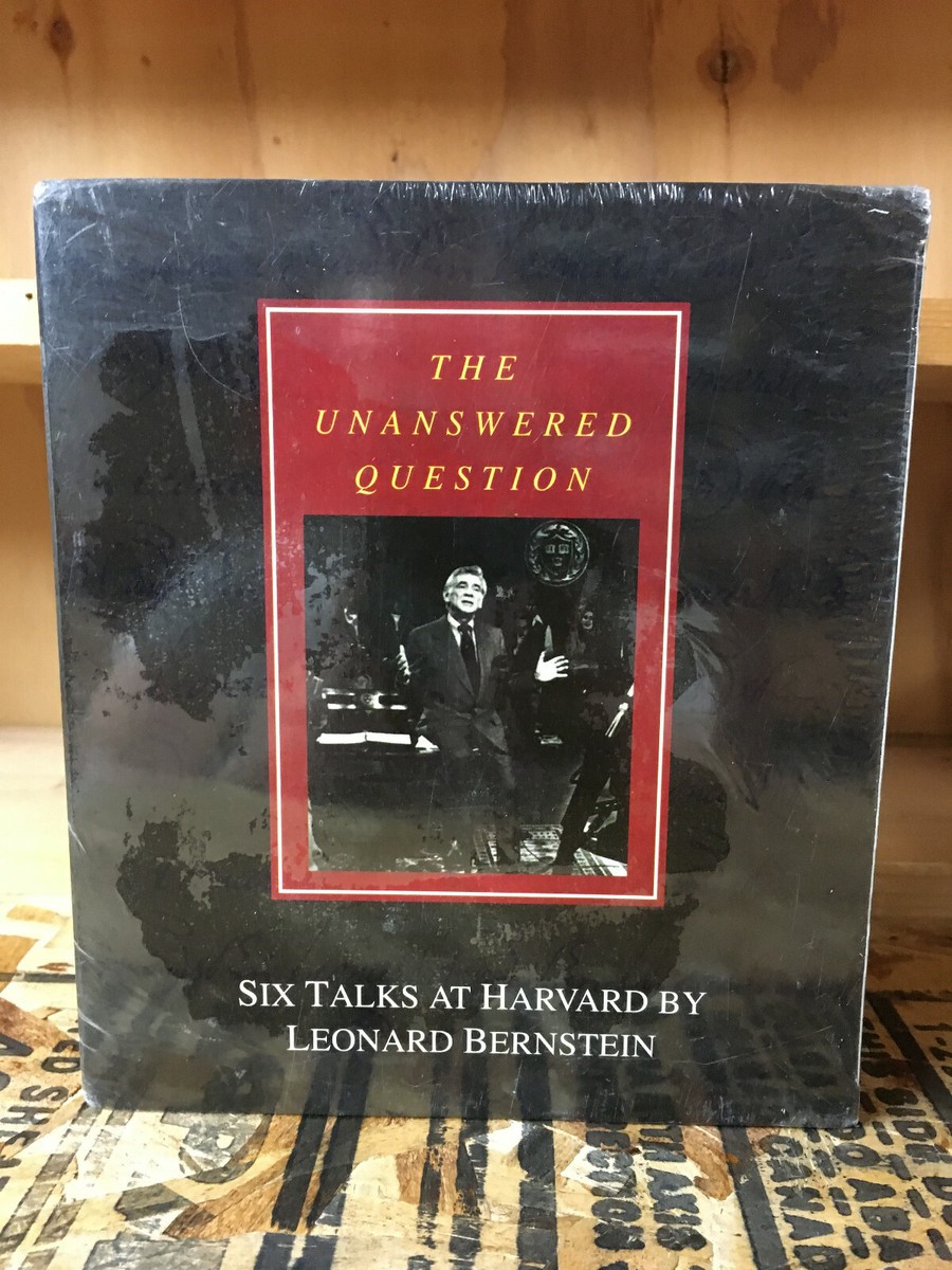 THE UNANSWERED QUESTION Leonard Bernstein 6 VHS TAPE SET  