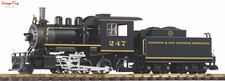 Piko D&RGW Mini Mogul No.247 Steam Locomotive 1:22.5 Scale, G Gauge
