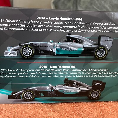 Burago Bburago 6-Car Set Mercedes AMG Formula 1 F1 Racing 1/43