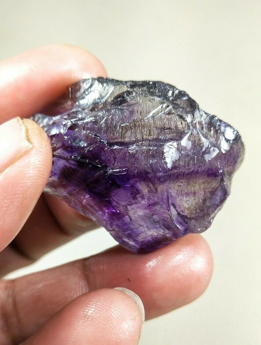 Natural rare amethyst rutile crystals Gemstone Natural rutil Amethyst quartz | eBay