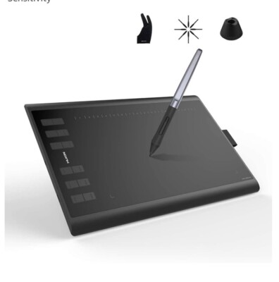 Huion H1060P Graphics Tablet - Black