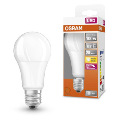 OSRAM LED SUPERSTAR dimmbar matt CLA 100 14W warmweiß E27 1521lm