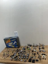 Huge Lot Of Vintage Tech Deck Bike PartsAnd Accessories/accessories Extreme Case