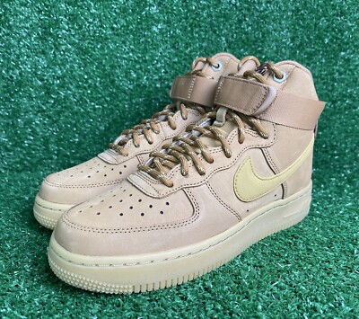 Nike Air Force 1 High '07 WB Flax/Wheat New Women's Size 6.5 | eBay