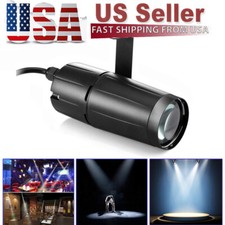 Cool White LED Spotlight Beam KTV Disco Pinspot Light Mini Stage DJ Light Party