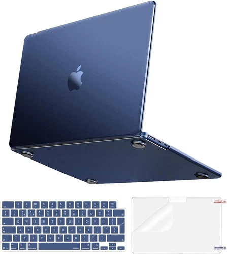 MOSISO Compatible with MacBook Air 15 inch Case Midnight Clear
