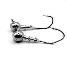 Shake It Round Bass Fishing Jig Lure  UnPainted Victory V Loc Mustad Hook New