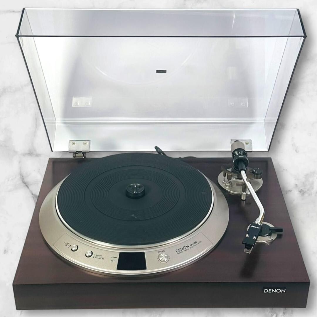 DENON DP-1200 Turntable record Vintage Direct drive player Brown