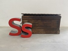 Vintage Leuchtbuchstabe S Rot Leuchtreklame Schriftzug Buchstabe LED