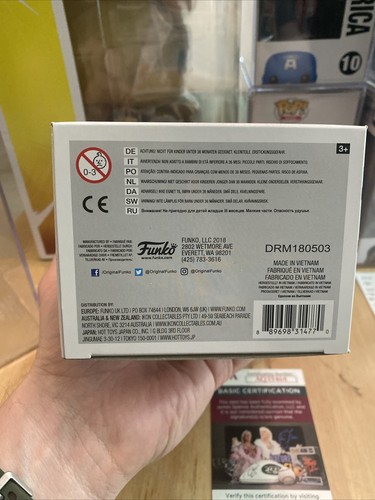 Funko Pop - DBZ Whis (metálico) - Firmado por Ian Sinclair SDCC 2018 con armadura - Imagen 8 de 8