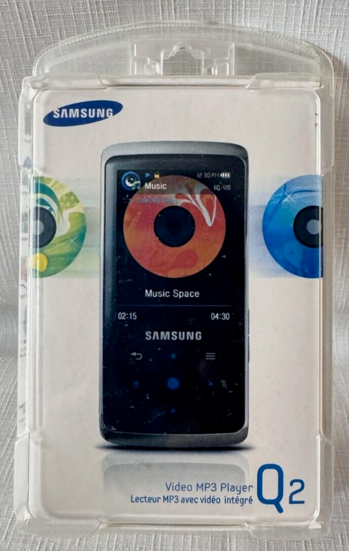 Samsung Q2 8 GB Video MP3 Player (YPQ2J CB) NEW, FACTORY SEALED