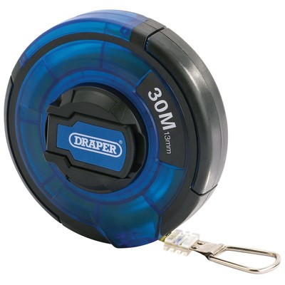 Draper Stahl Maßband 30m/30.5m Klappbar Wicklung Griff 82686