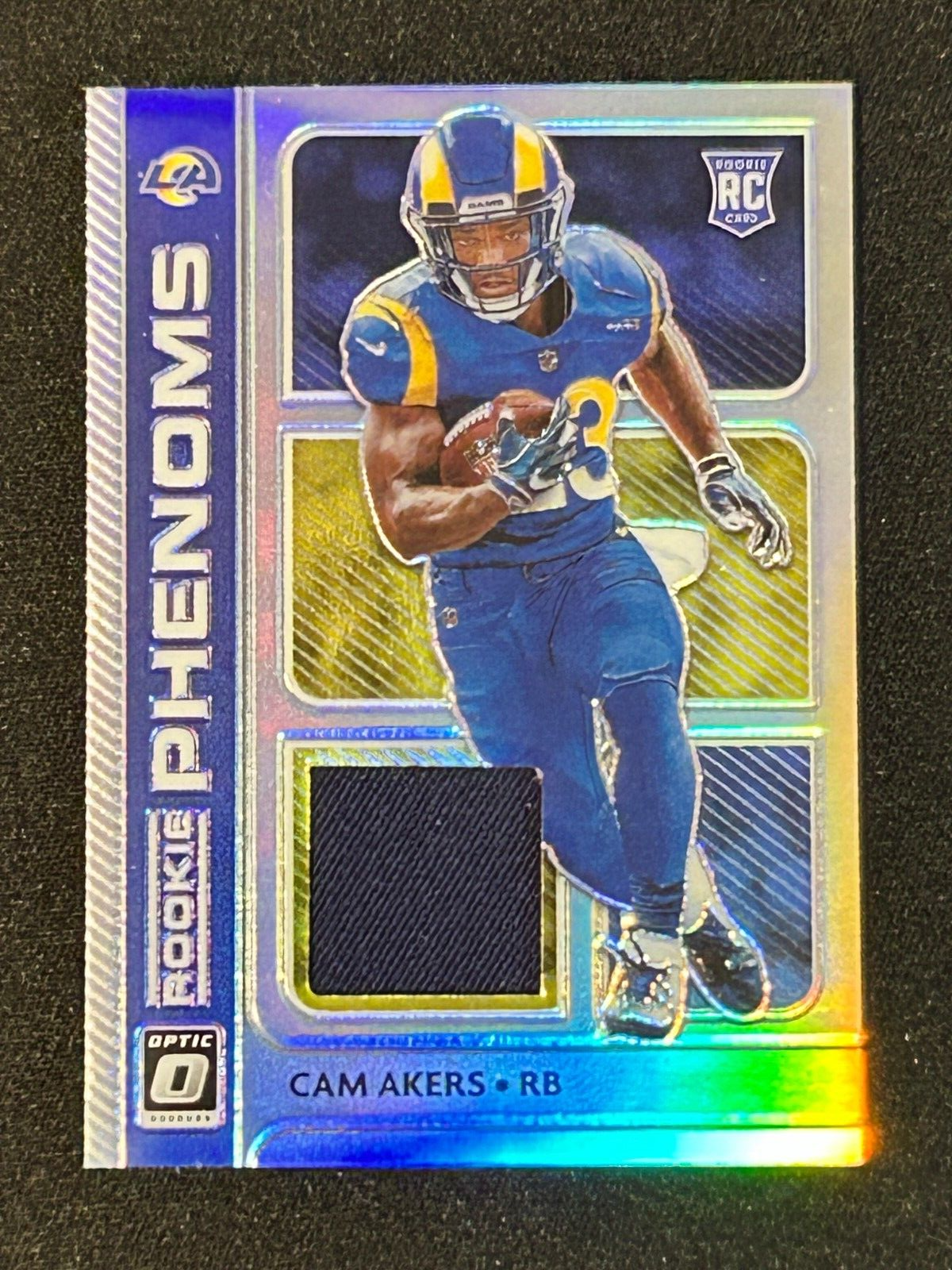 2020 Panini Donruss Optic Rookie Phenoms RP-25 Cam Akers Football Card