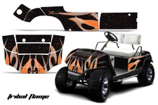 Cart Graphics Kit Decal Sticker For Yamaha Golf Cart 1995-2006 TFlames O K