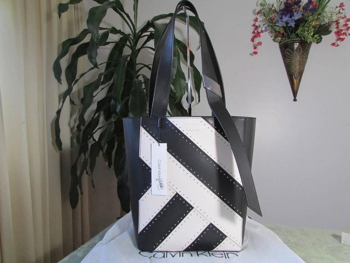Calvin klein shop studded tote